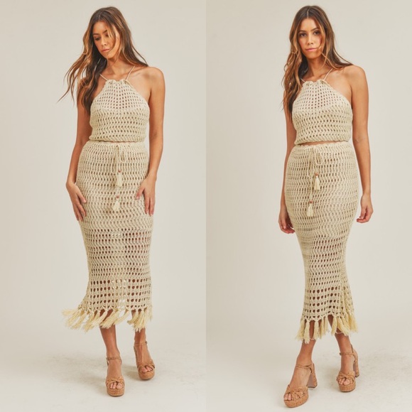 You In Tulum Crochet Halter Top - Picture 5 of 6